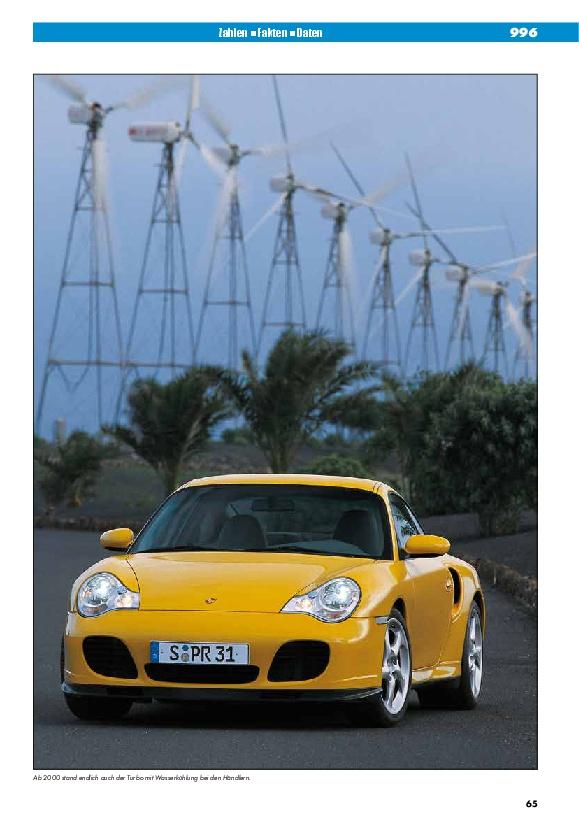Beispielinhalt (Bild) Das Porsche 911 Daten-Buch