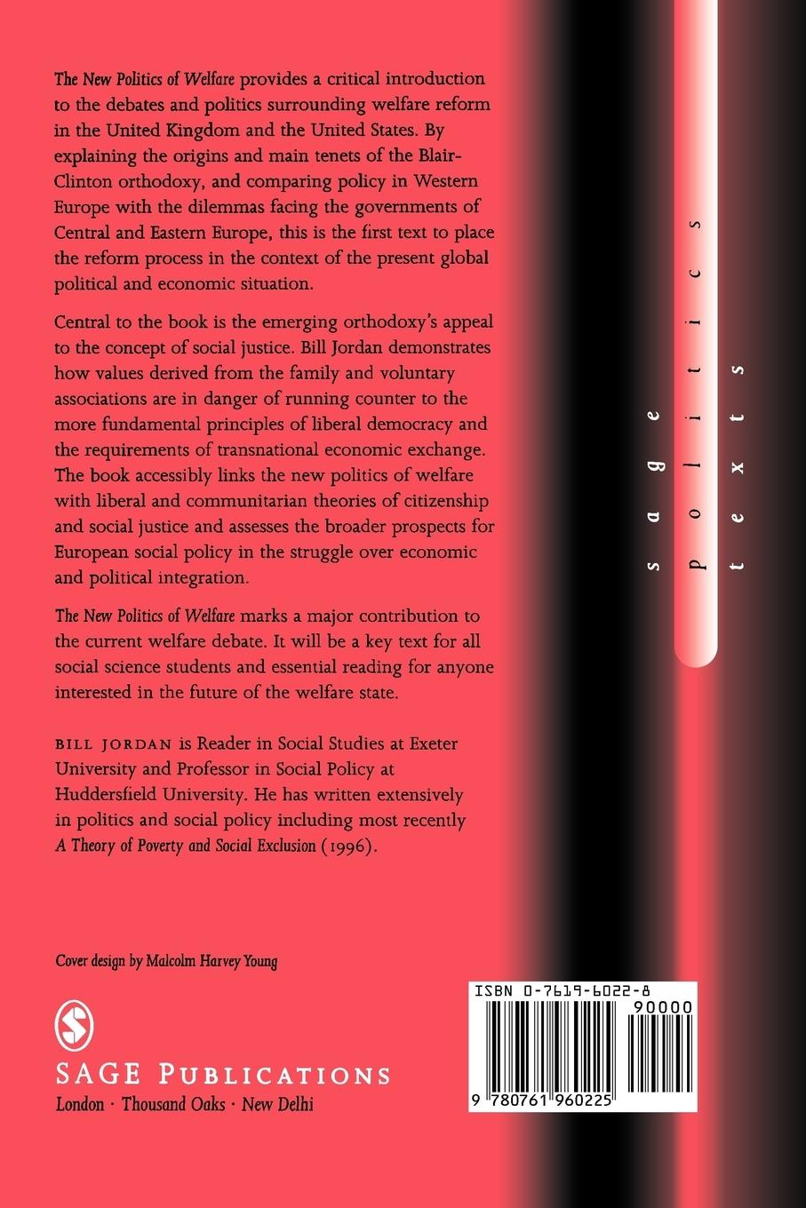Rückseitencover The New Politics of Welfare