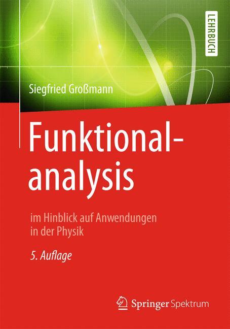 Vorderes Coverbild Funktionalanalysis