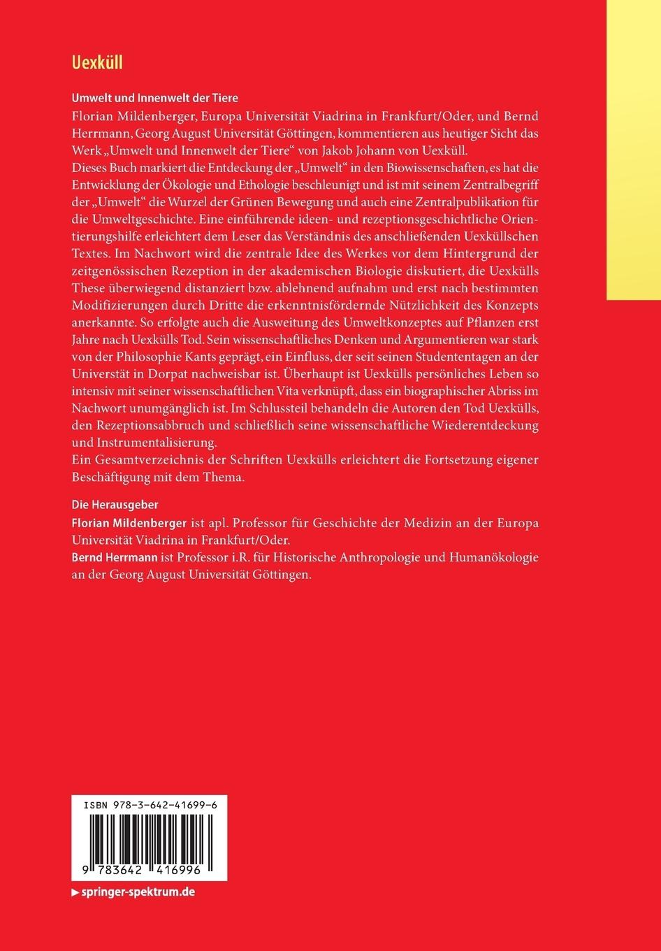 Rückseitencover Uexküll