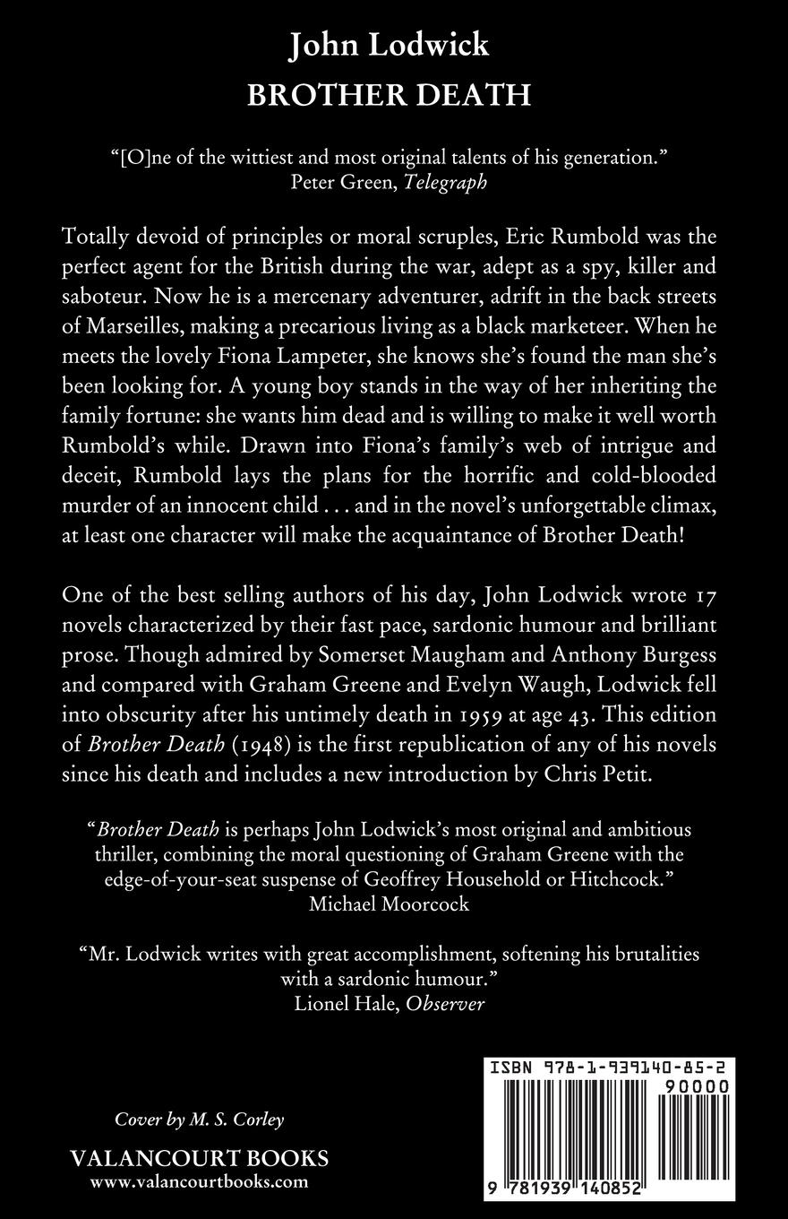 Rückseitencover Brother Death