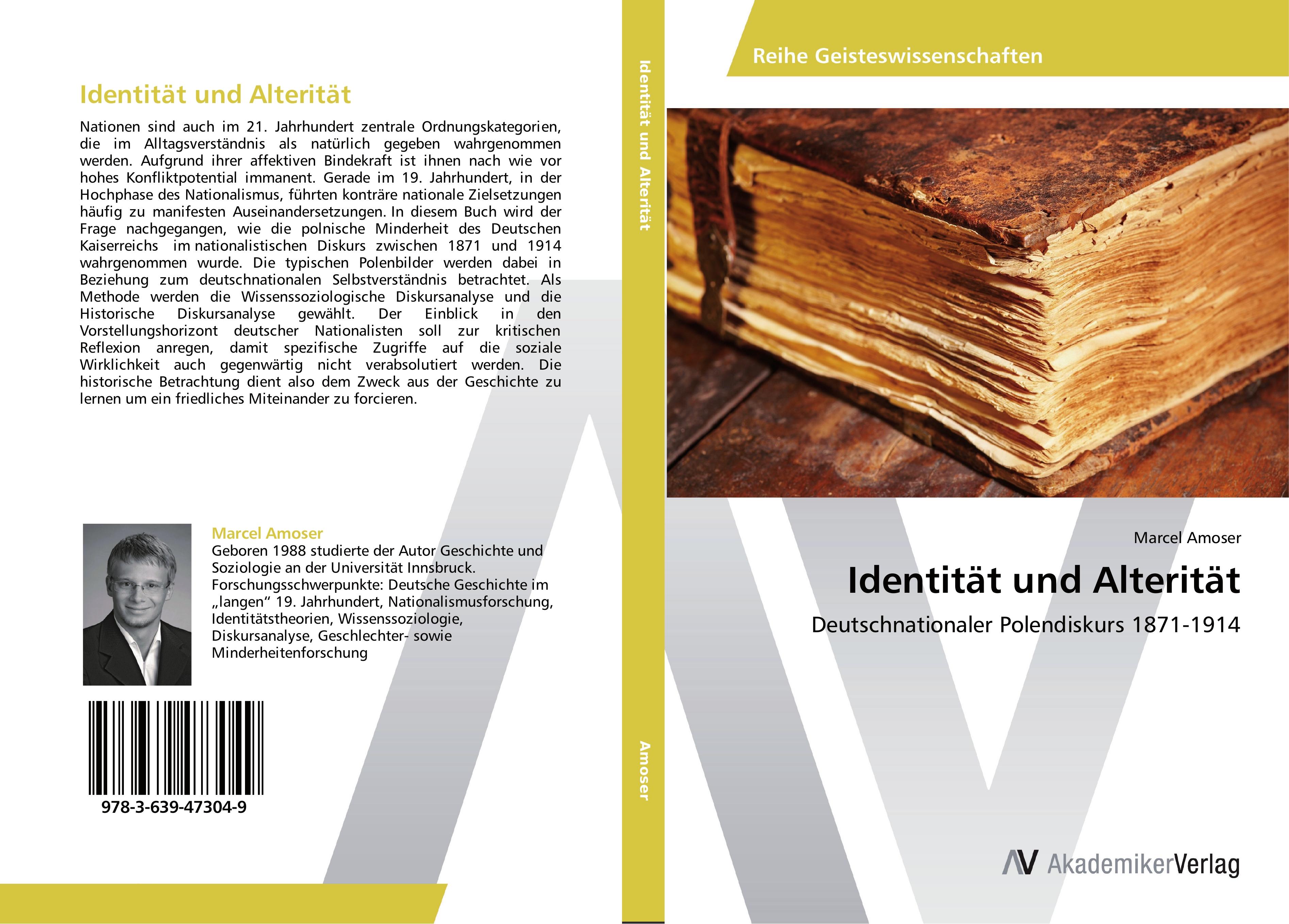 Vorderes Coverbild Identität und Alterität