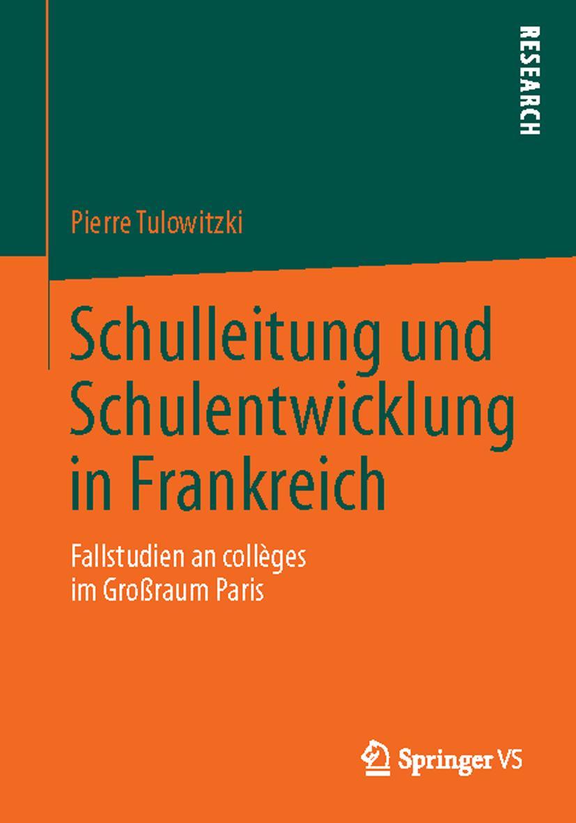 Vorderes Coverbild Schulleitung und Schulentwicklung in Frankreich