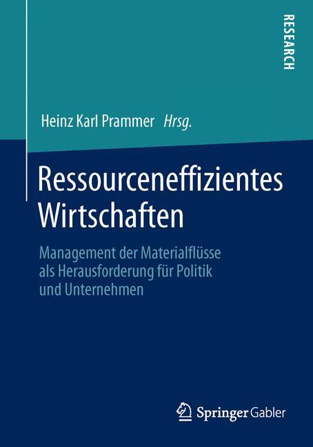Vorderes Coverbild Ressourceneffizientes Wirtschaften