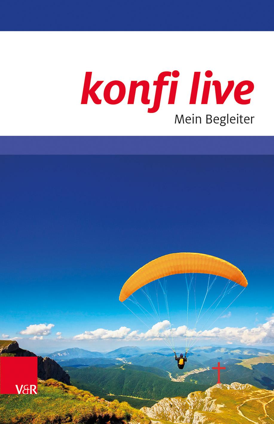Vorderes Coverbild konfi live. Mein Begleiter