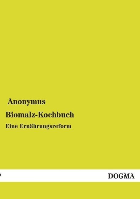 Vorderes Coverbild Biomalz-Kochbuch