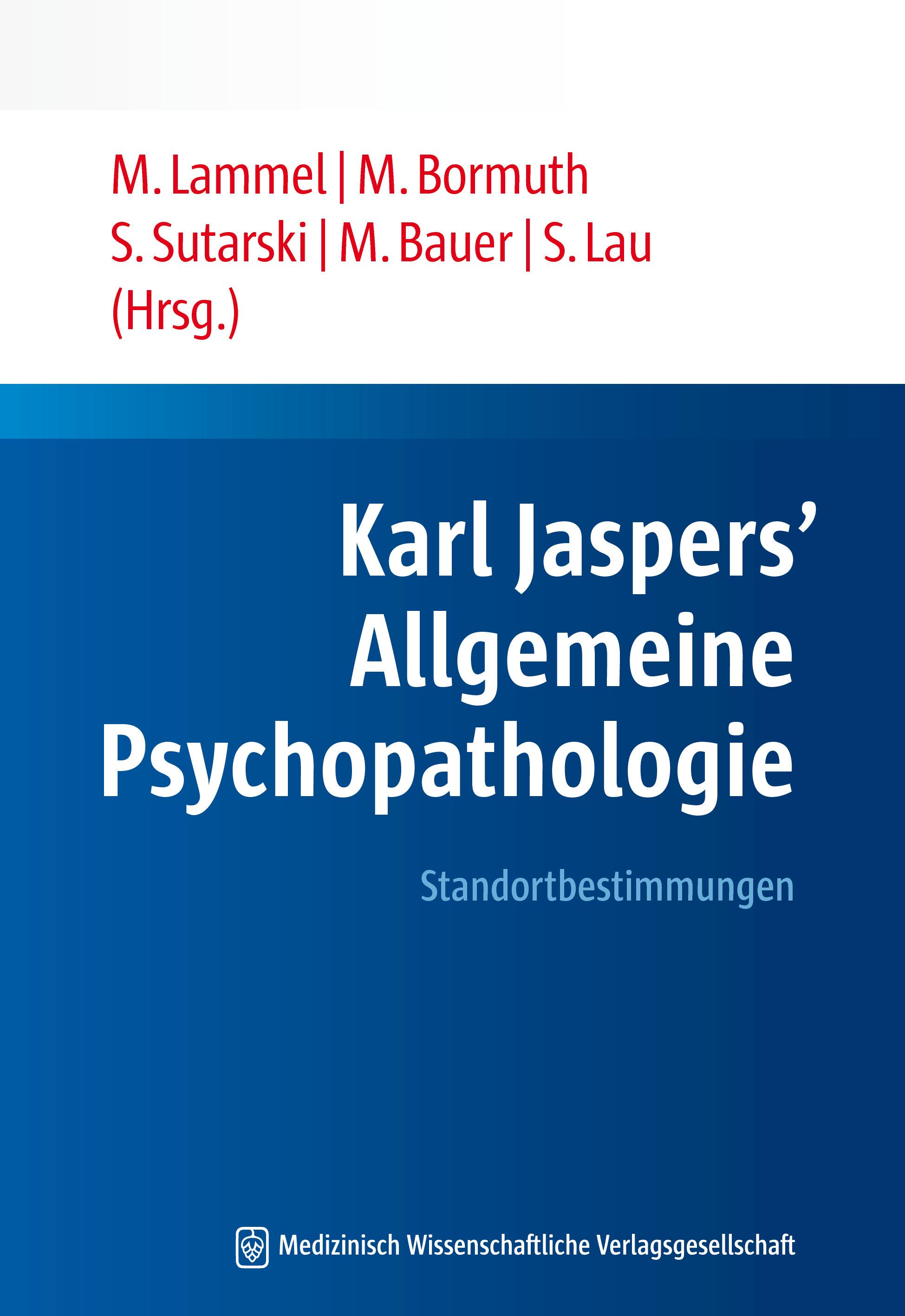Vorderes Coverbild Karl Jaspers' Allgemeine Psychopathologie