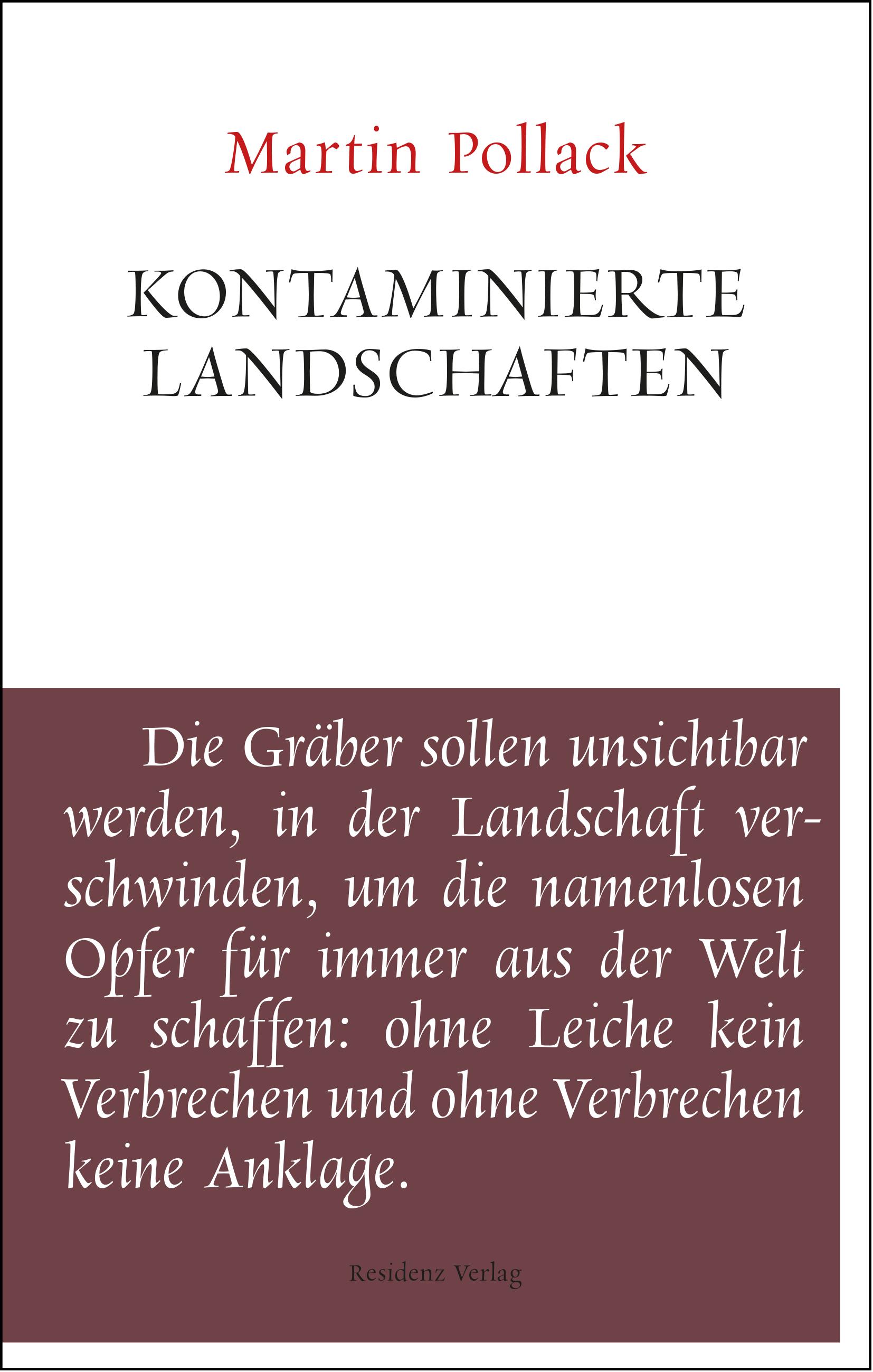 Vorderes Coverbild Kontaminierte Landschaften