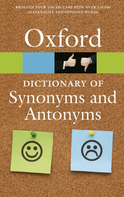 Vorderes Coverbild The Oxford Dictionary of Synonyms and Antonyms