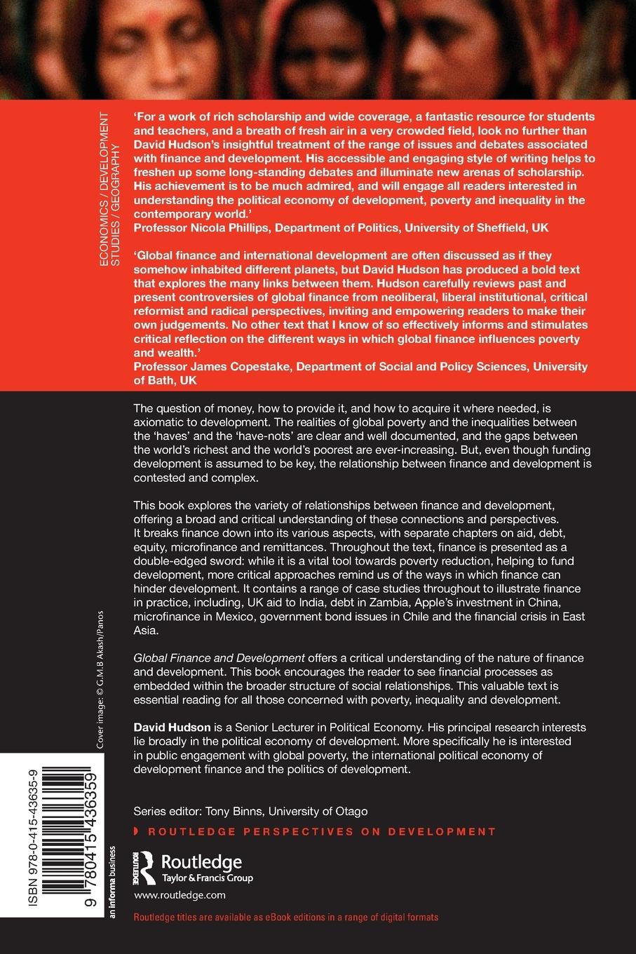 Rückseitencover Global Finance and Development