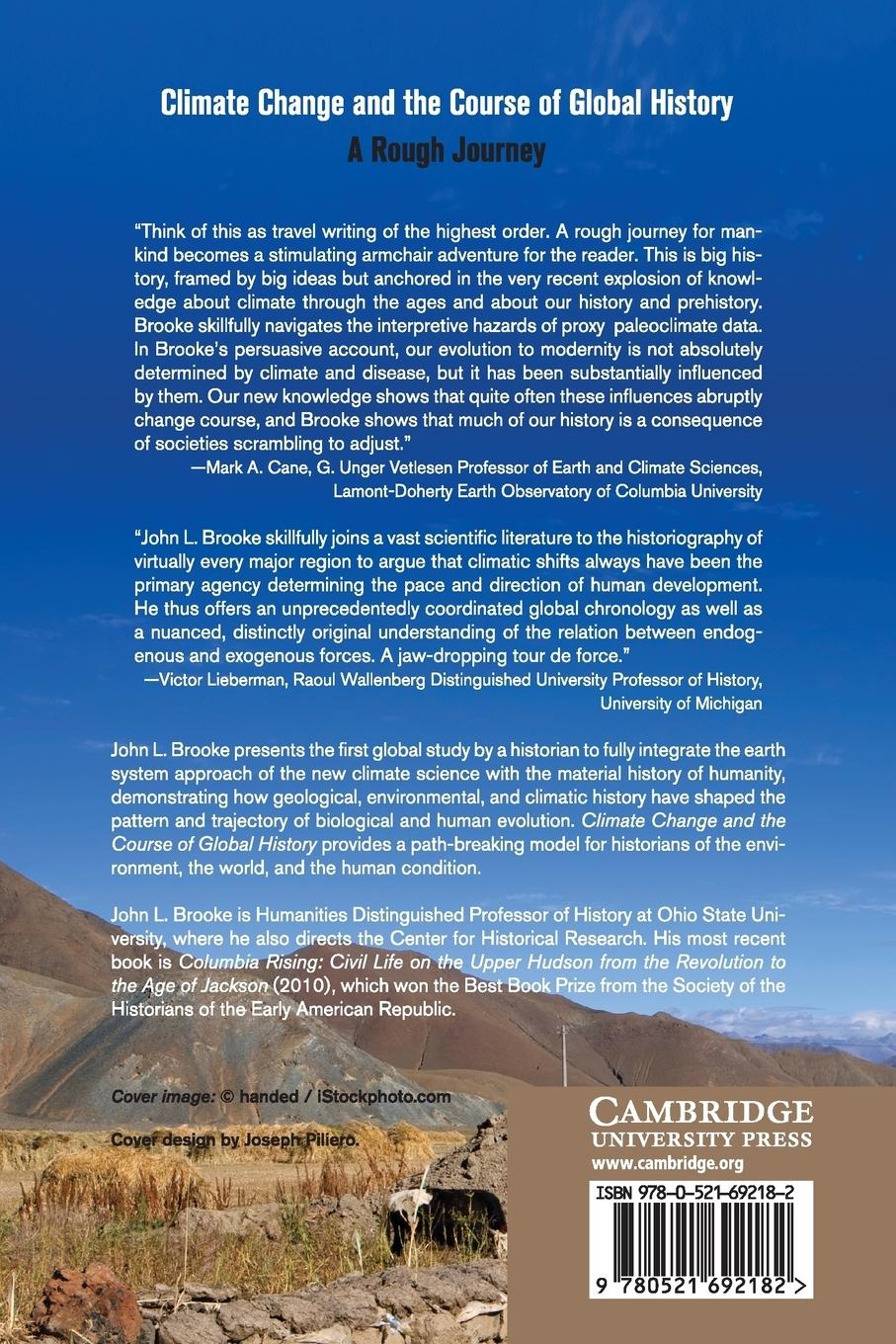 Rückseitencover Climate Change and the Course of Global History