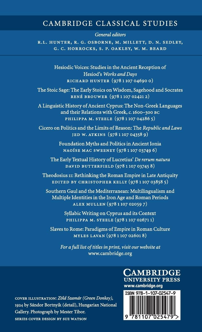Rückseitencover Apuleius' Platonism