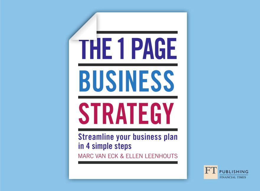 Vorderes Coverbild The One Page Business Strategy