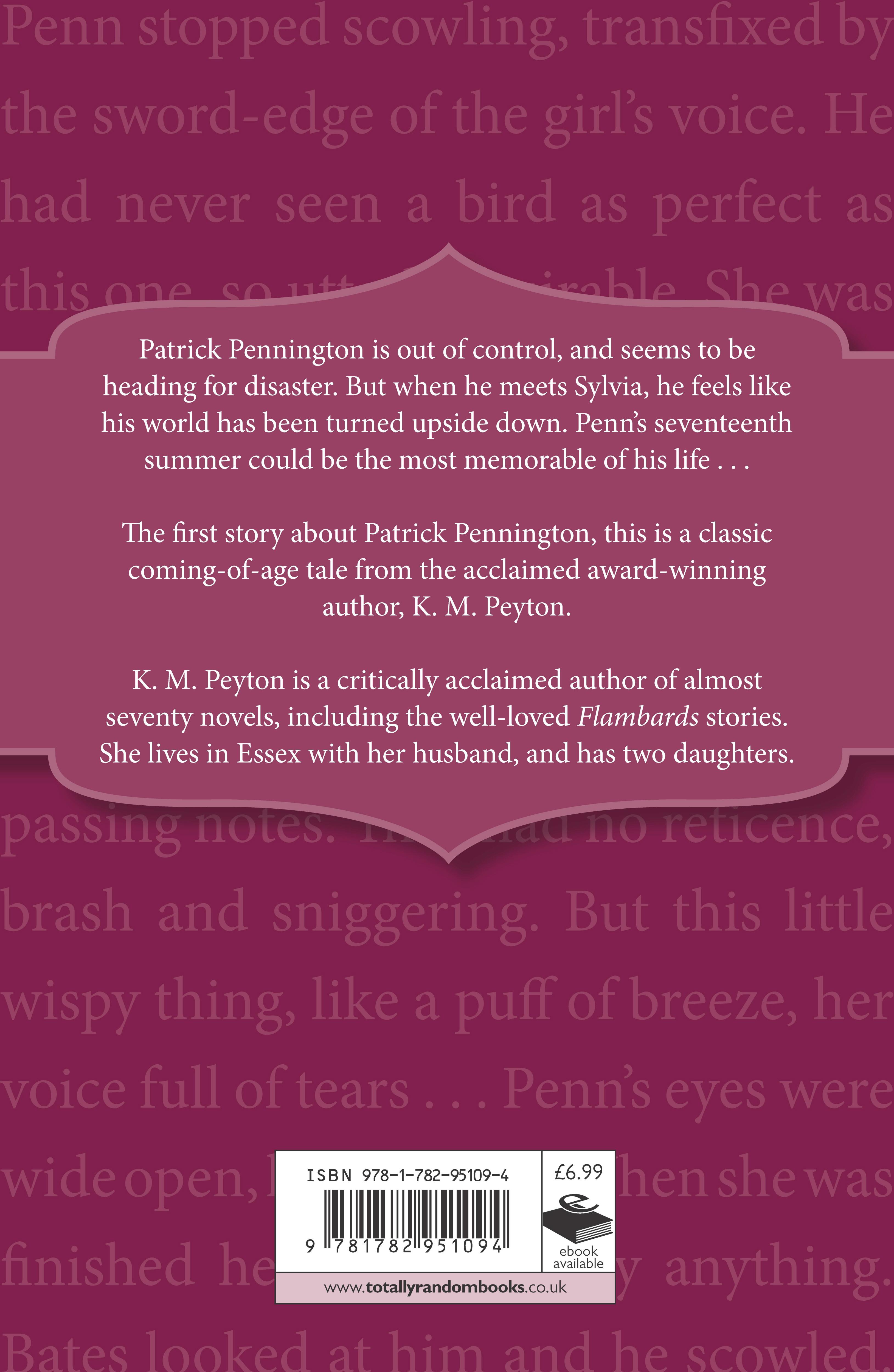 Rückseitencover Pennington's Seventeenth Summer