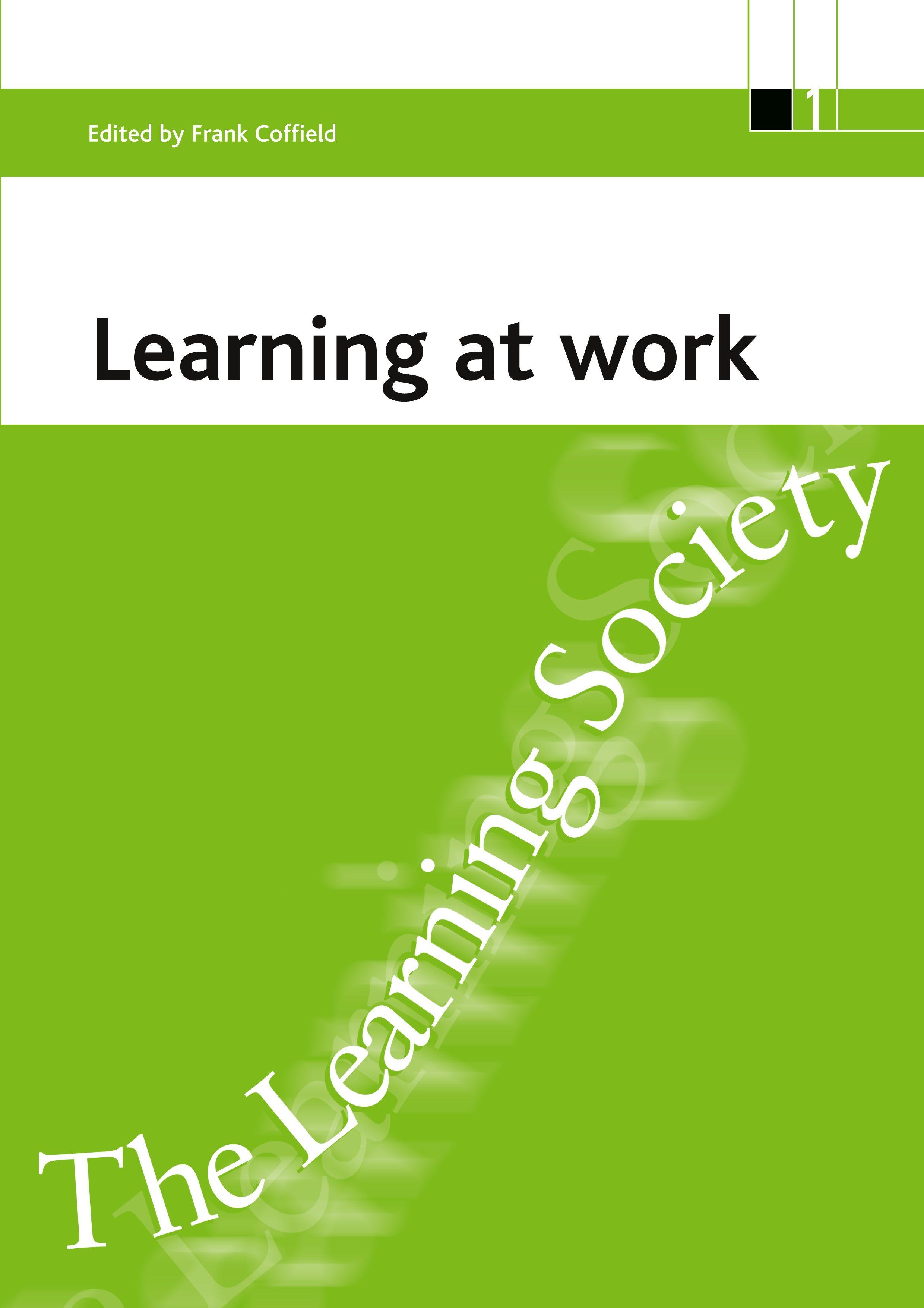 Vorderes Coverbild Learning at work