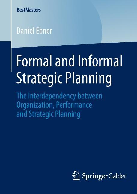 Vorderes Coverbild Formal and Informal Strategic Planning