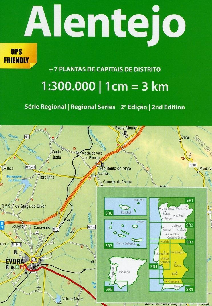 Beispielinhalt (Bild) Alentejo 1 : 300 000