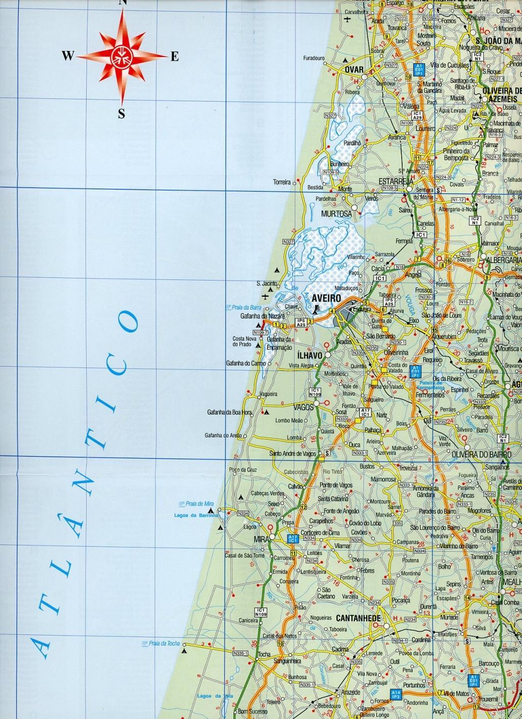 Beispielinhalt (Bild) Portugal Central 1 : 250 000