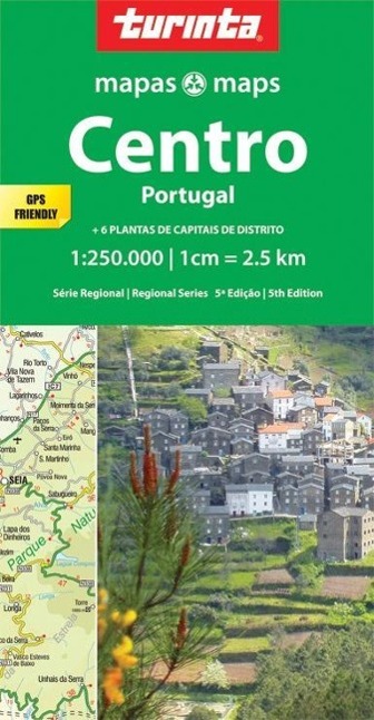 Vorderes Coverbild Portugal Central 1 : 250 000