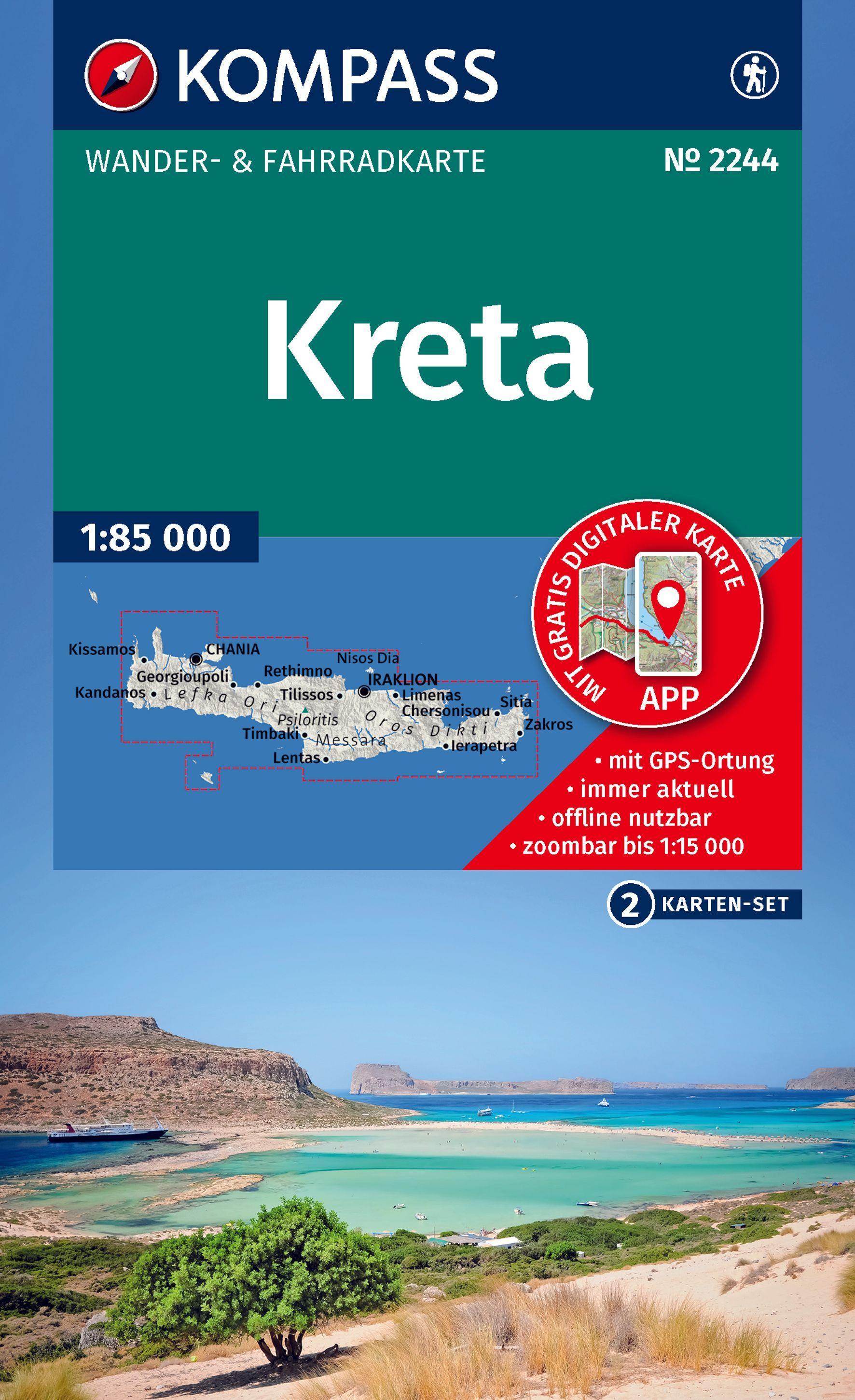 Vorderes Coverbild Kreta 1:60 000