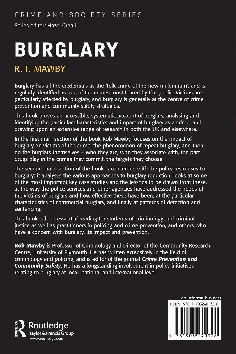Rückseitencover Burglary