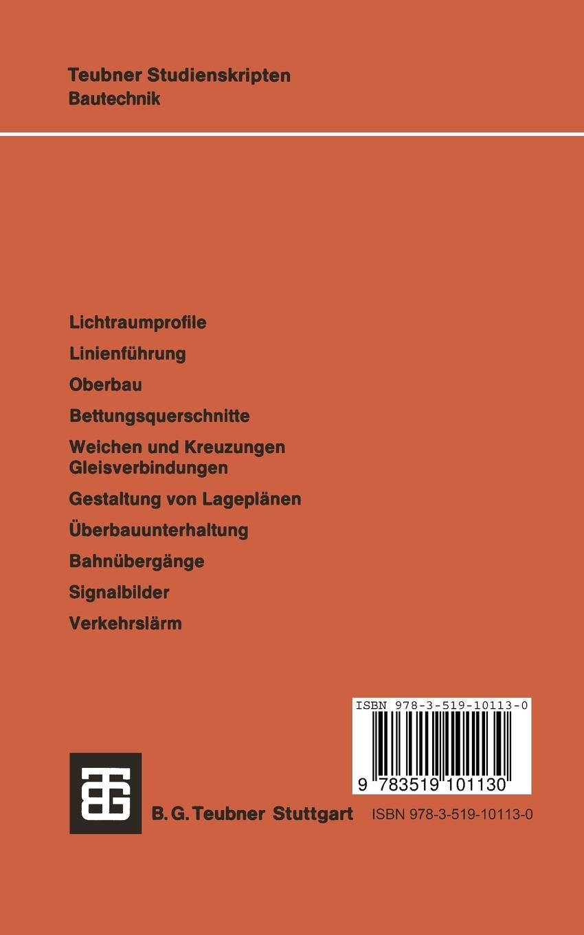 Rückseitencover Bahnbau