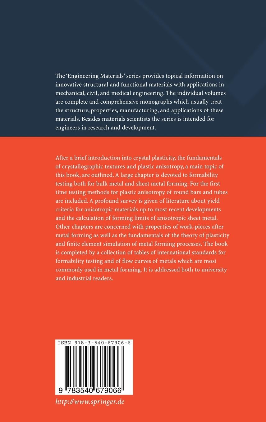 Rückseitencover Formability of Metallic Materials