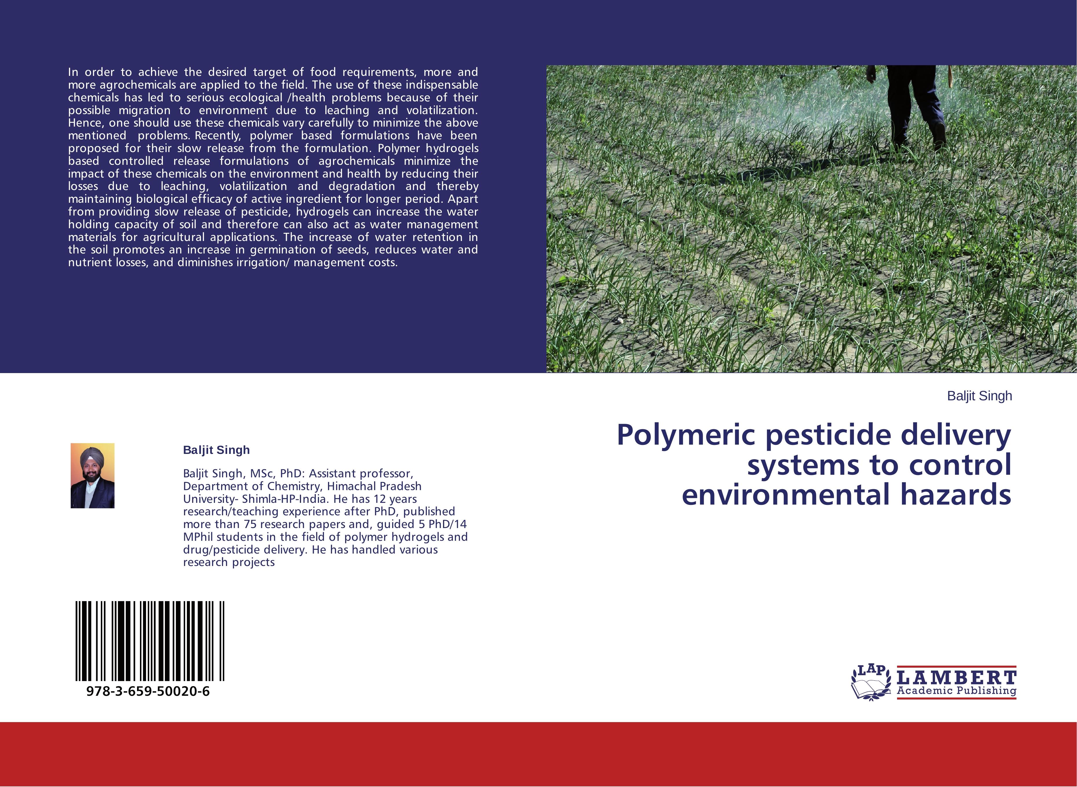 Vorderes Coverbild Polymeric pesticide delivery systems to control environmental hazards