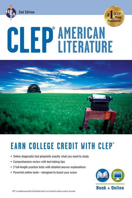 Vorderes Coverbild Clep(r) American Literature Book + Online