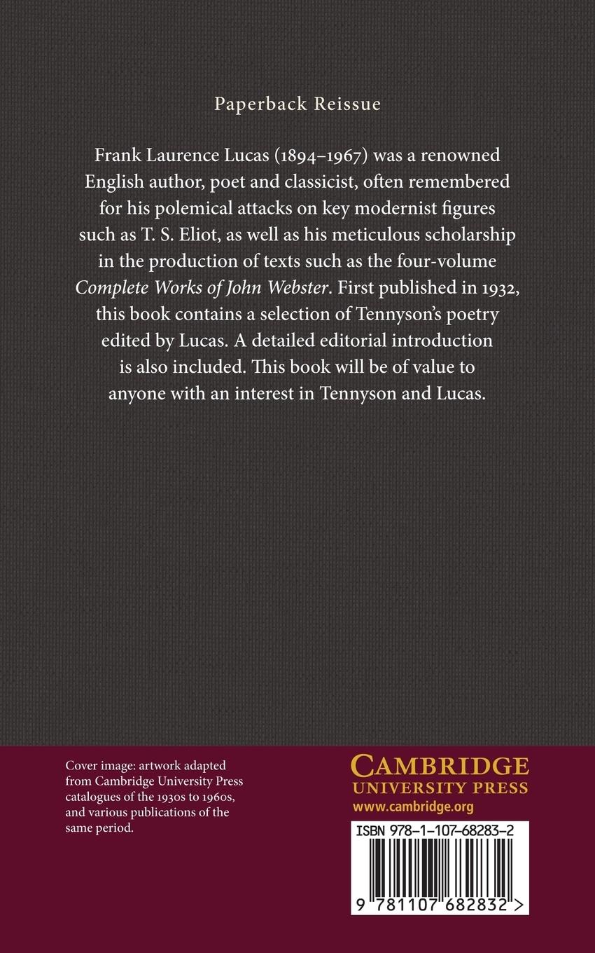 Rückseitencover Alfred, Lord Tennyson