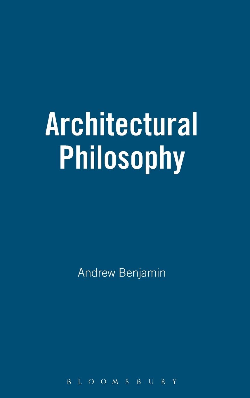 Vorderes Coverbild Architectural Philosophy