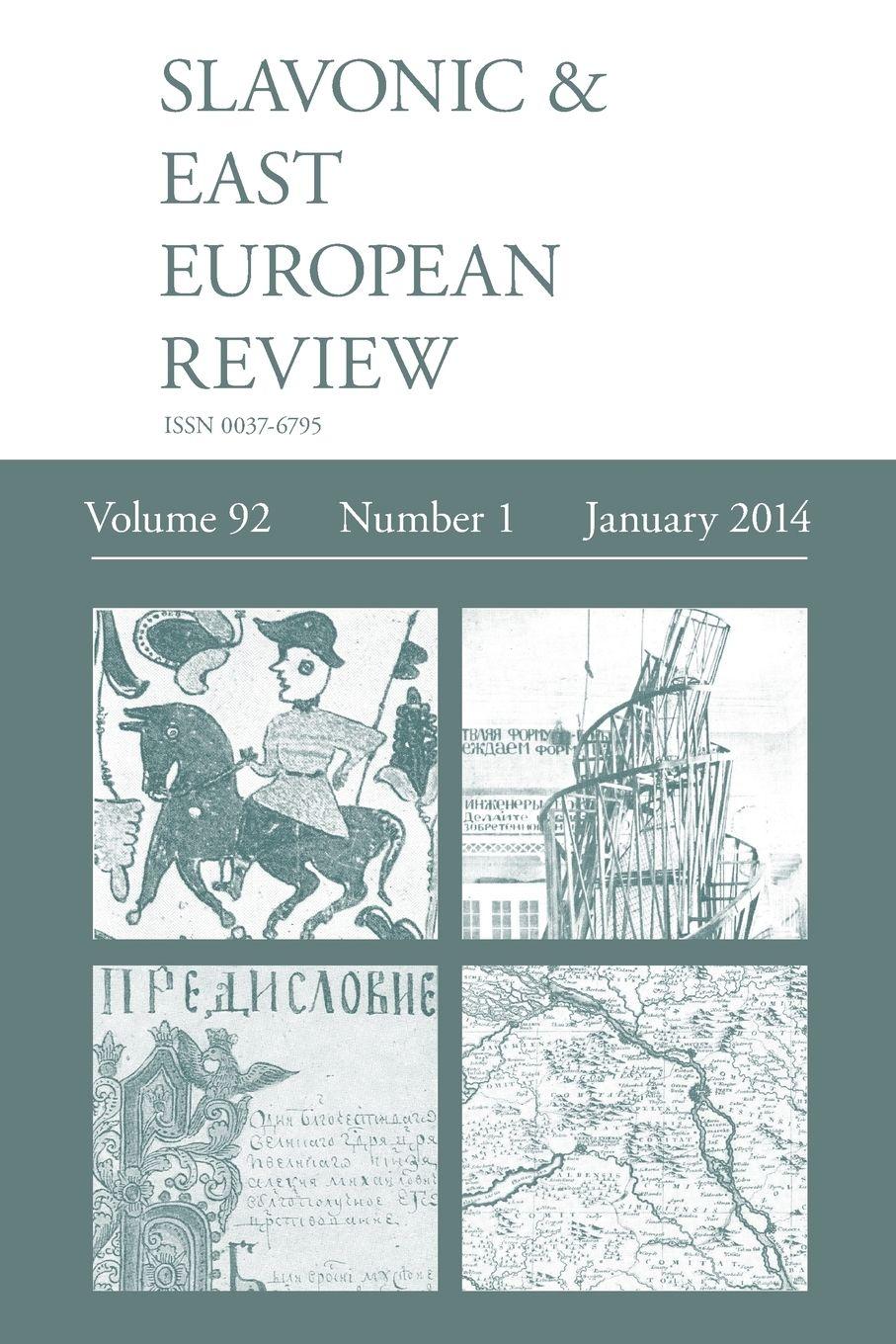 Vorderes Coverbild Slavonic & East European Review (92