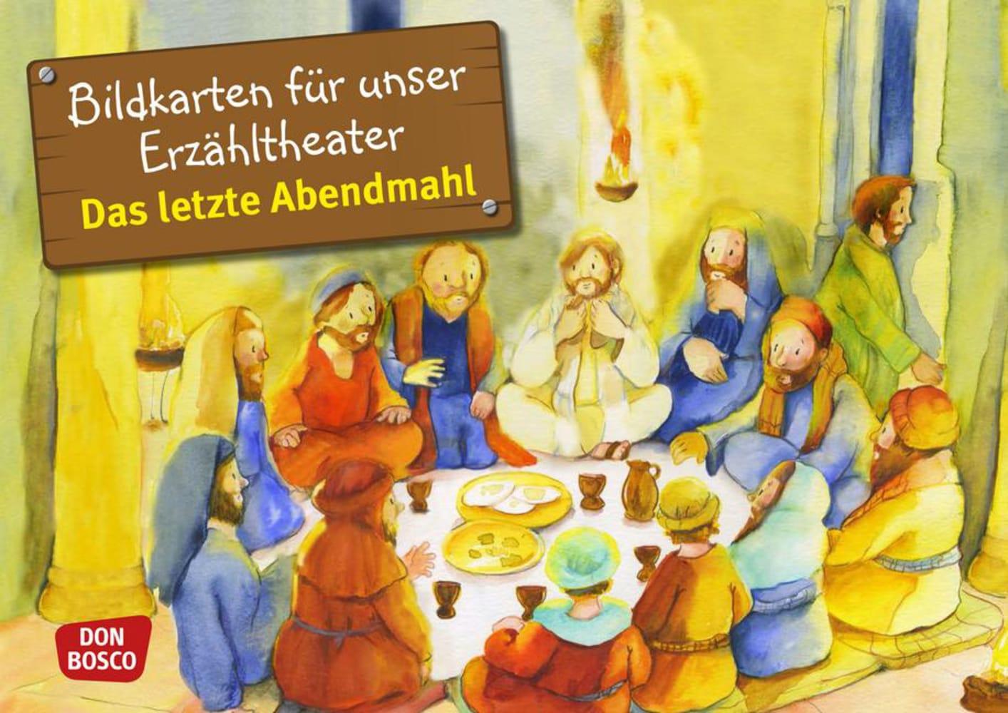 Vorderes Coverbild Das letzte Abendmahl. Kamishibai Bildkartenset.