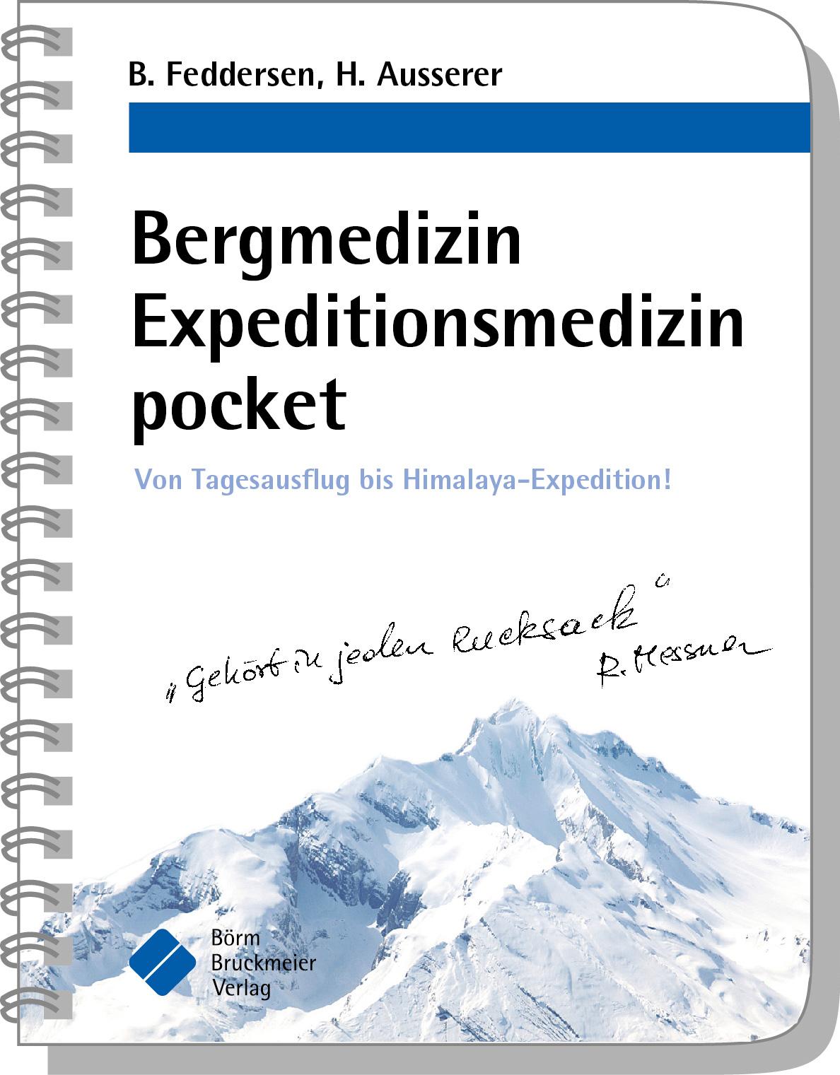 Vorderes Coverbild Bergmedizin Expeditionsmedizin pocket