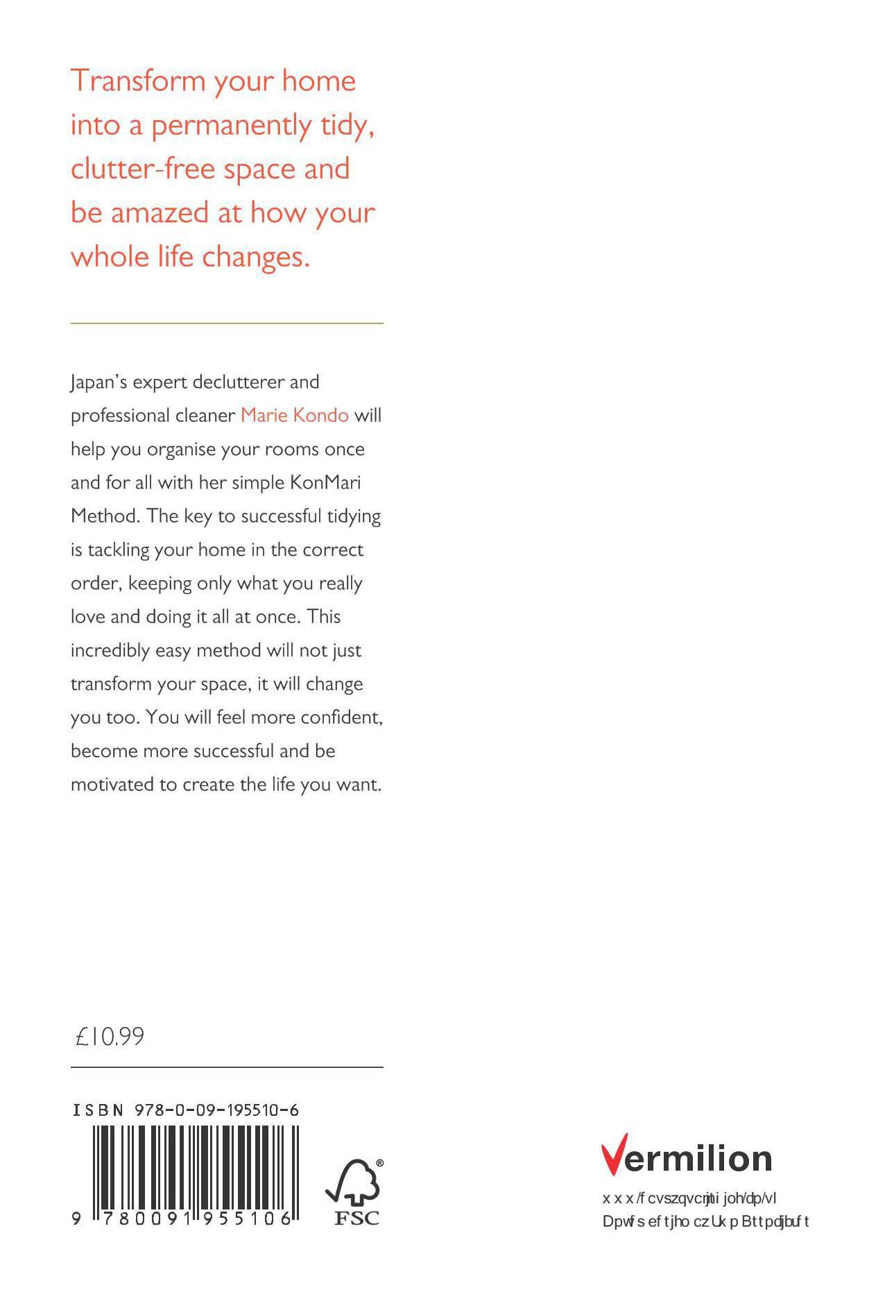Rückseitencover The Life-Changing Magic of Tidying