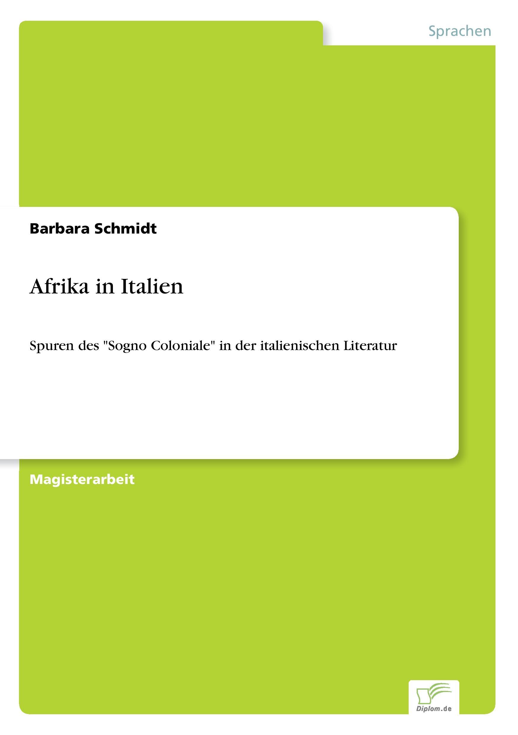 Vorderes Coverbild Afrika in Italien
