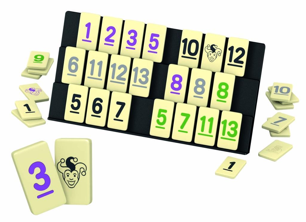 Beispielinhalt (Bild) Classic Line, MyRummy, mit großen Spielfiguren, Überarbeitung