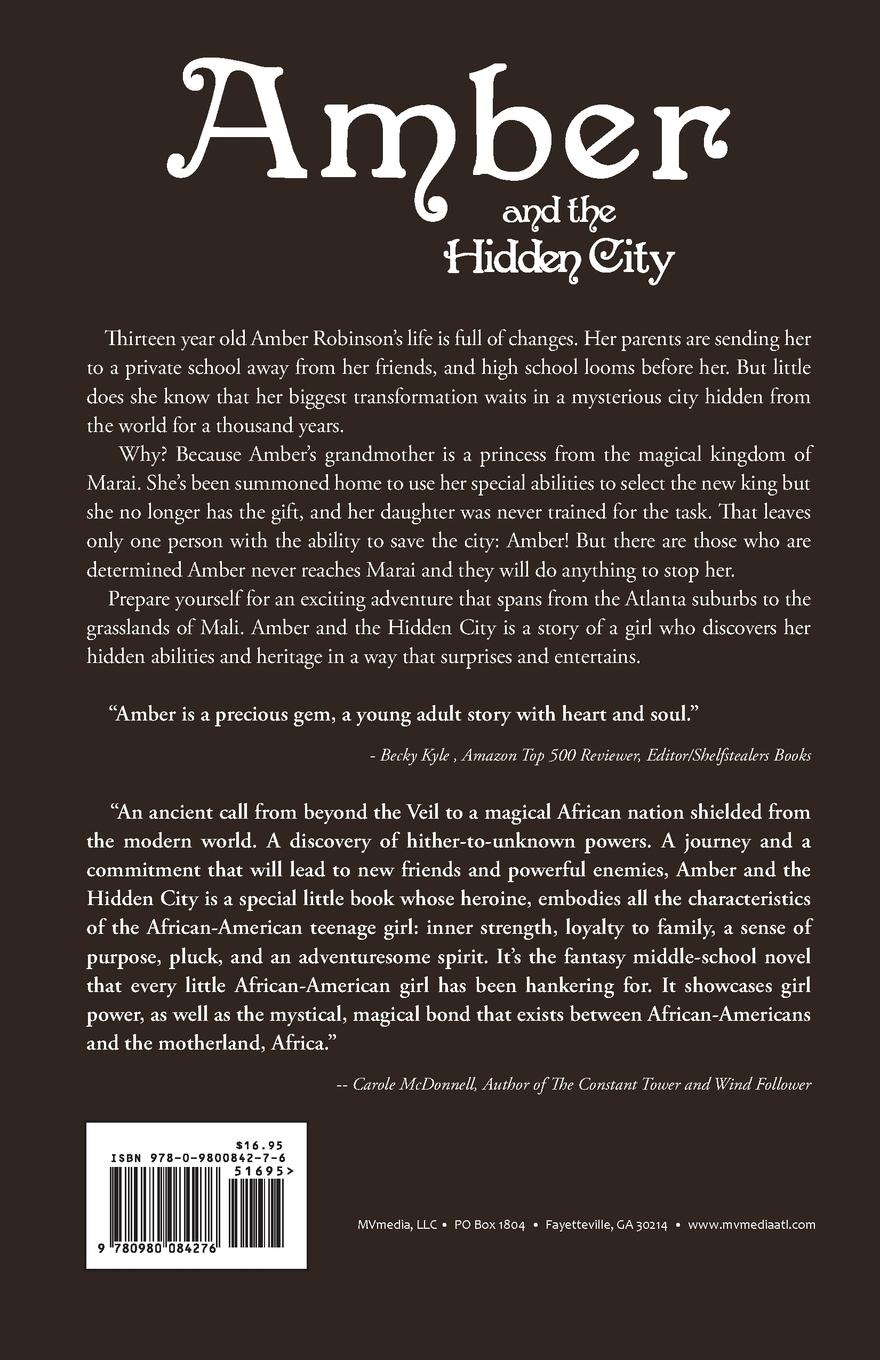 Rückseitencover Amber and the Hidden City