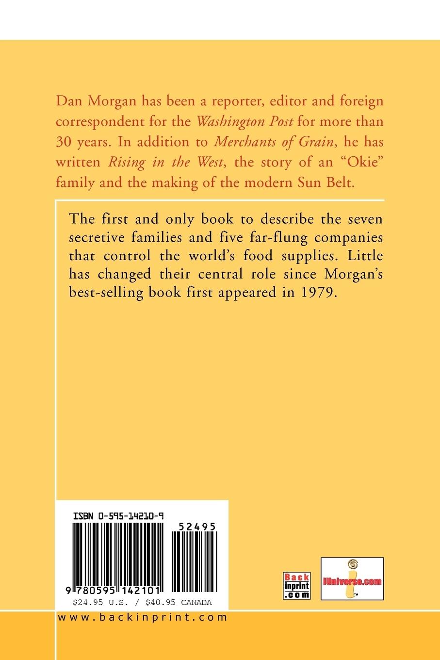 Rückseitencover Merchants of Grain