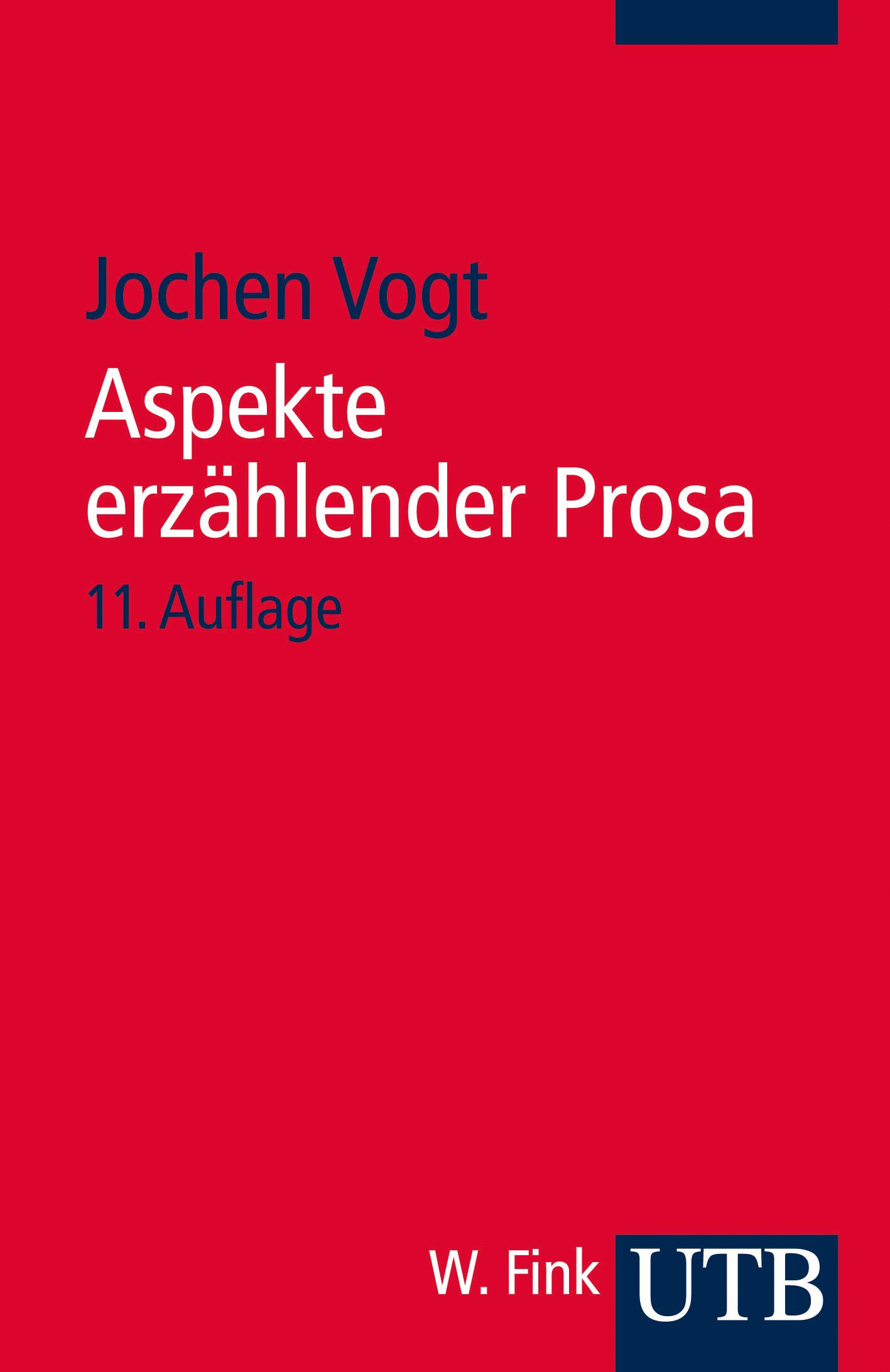 Vorderes Coverbild Aspekte erzählender Prosa