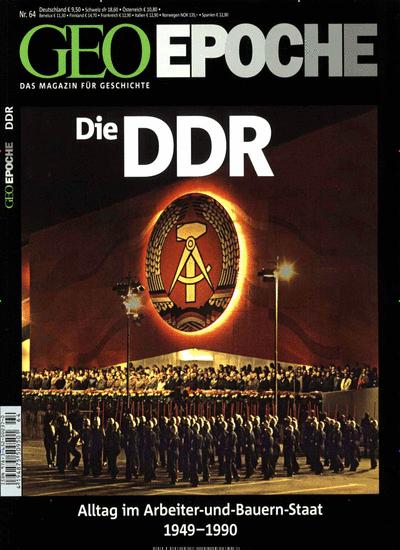 Vorderes Coverbild GEO Epoche Die DDR