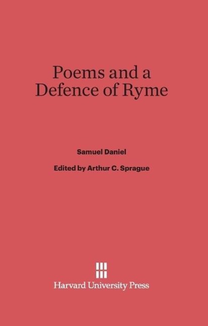 Vorderes Coverbild Poems and a Defence of Ryme