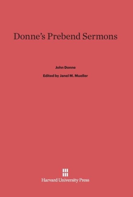 Vorderes Coverbild Donne's Prebend Sermons