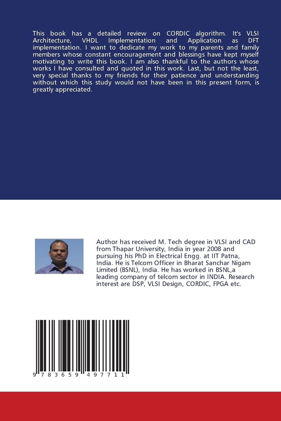 Rückseitencover FPGA implementation of DFT using CORDIC algorithm