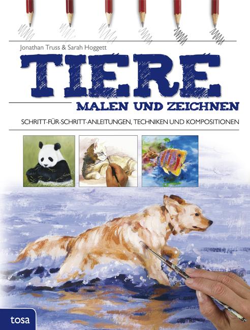Vorderes Coverbild Tiere malen und zeichnen