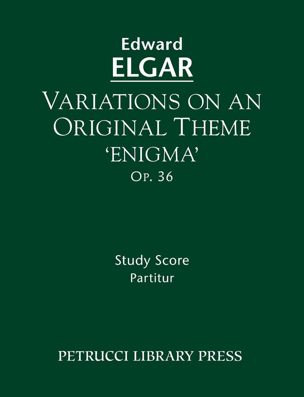 Vorderes Coverbild Variations on an Original Theme 'Enigma', Op.36