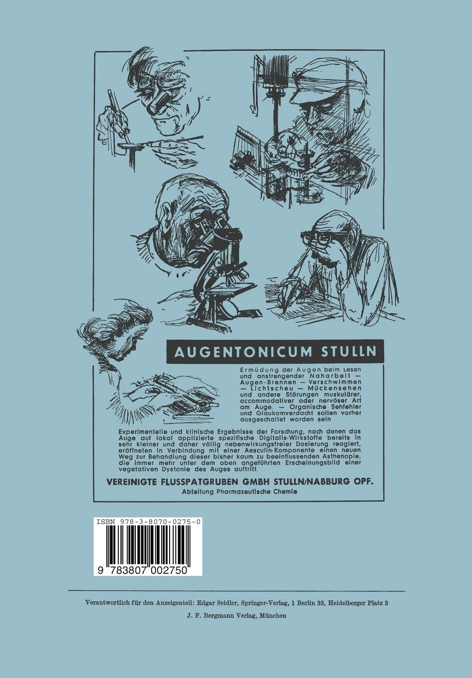 Rückseitencover Augenerkrankungen im Kindesalter