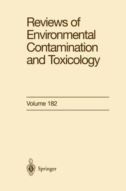 Beispielinhalt (Bild) Reviews of Environmental Contamination and Toxicology