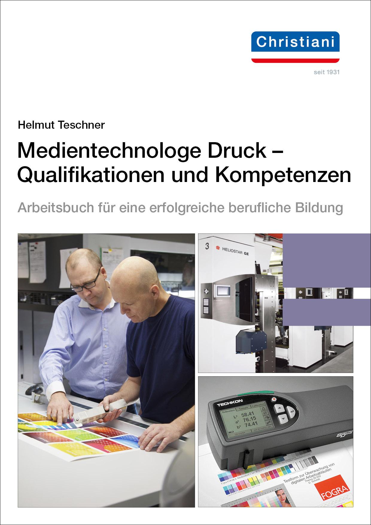 Vorderes Coverbild Medientechnologe Druck - Qualifikationen und Kompetenzen