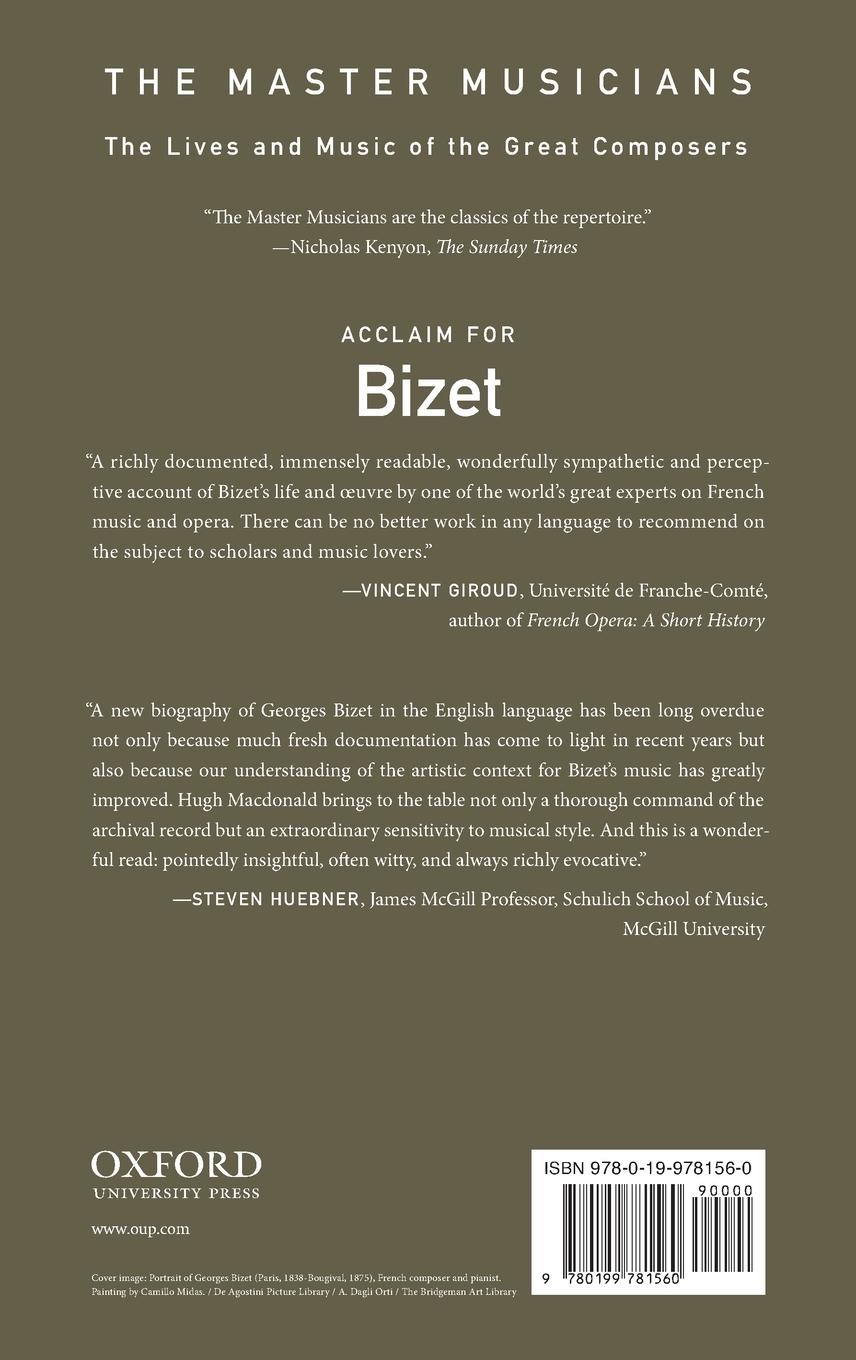 Rückseitencover Bizet